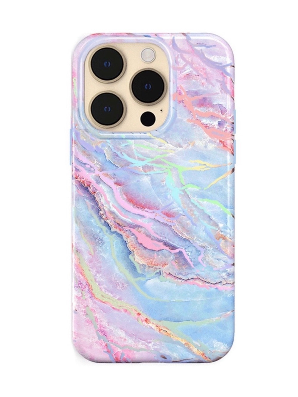 Velvet Caviar Iridescent Marble iPhone 16 Pro Max case